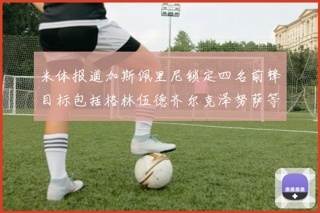 米体报道加斯佩里尼锁定四名前锋目标包括格林伍德齐尔克泽努萨等人